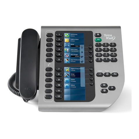 Telos VSet12 User manual
