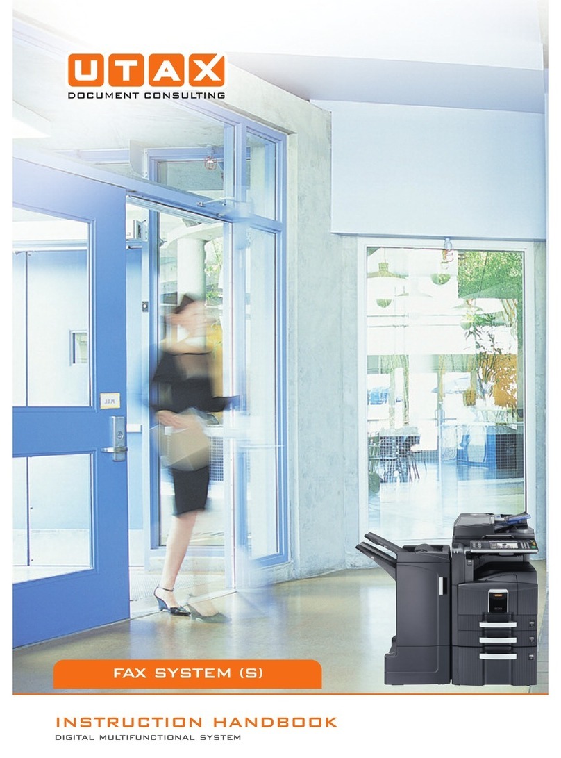 Utax CD 1430 Instruction handbook