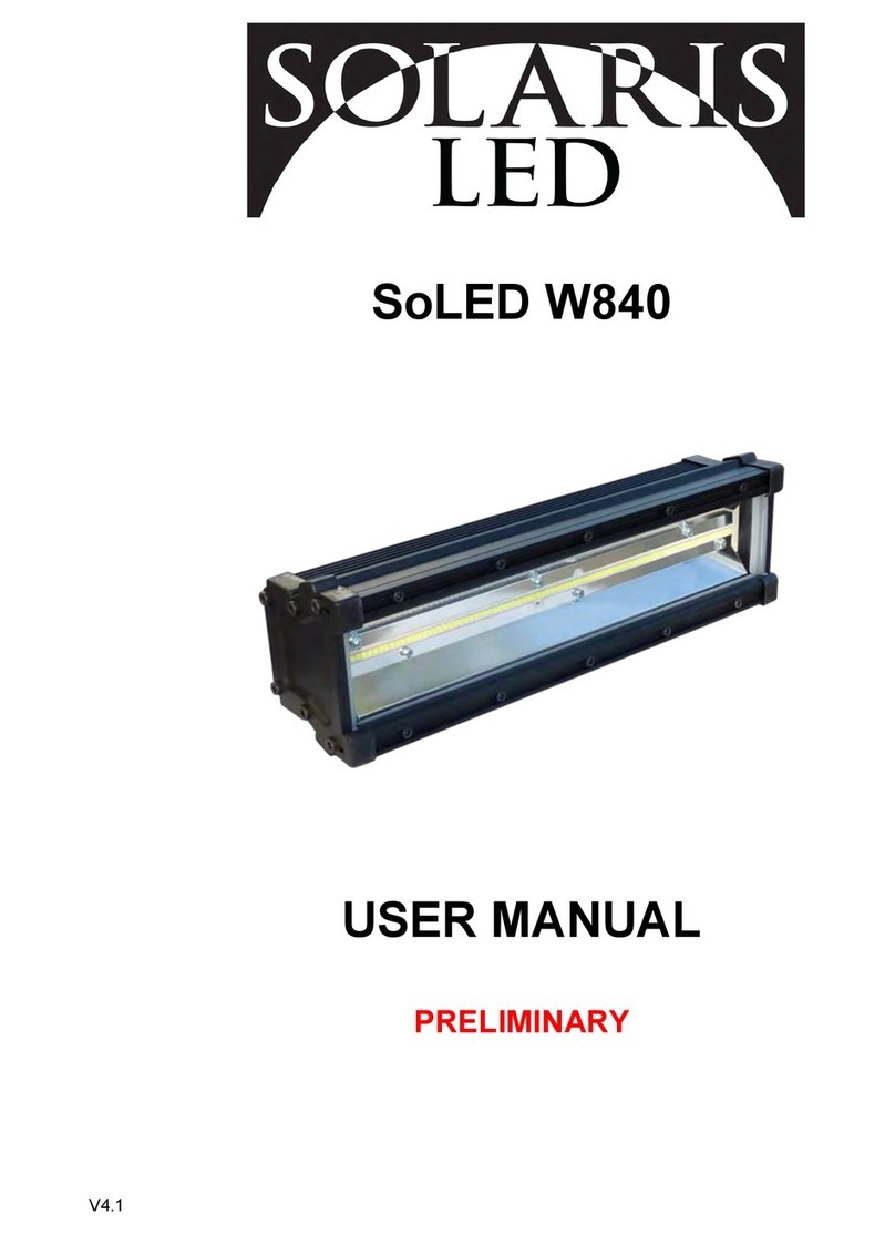 Solaris SoLED W840 user manual