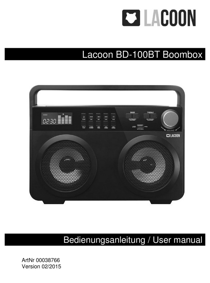 Lacoon BD-100BT user manual