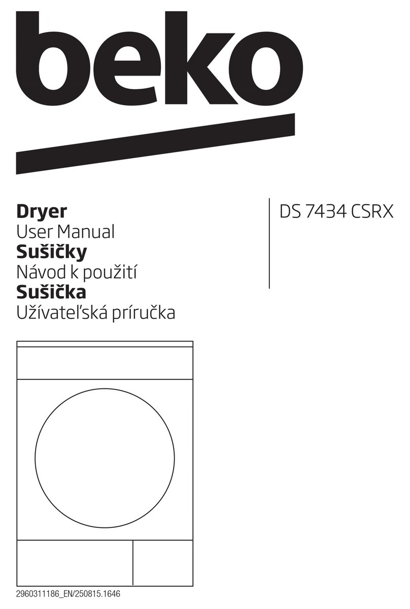 Beko DS 7434 CSRX User manual Beko DS 7434 CSRX User manual