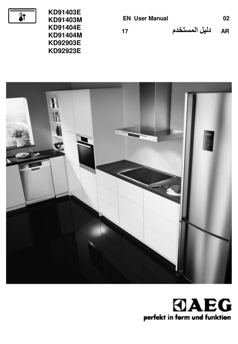AEG KD91403E User manual