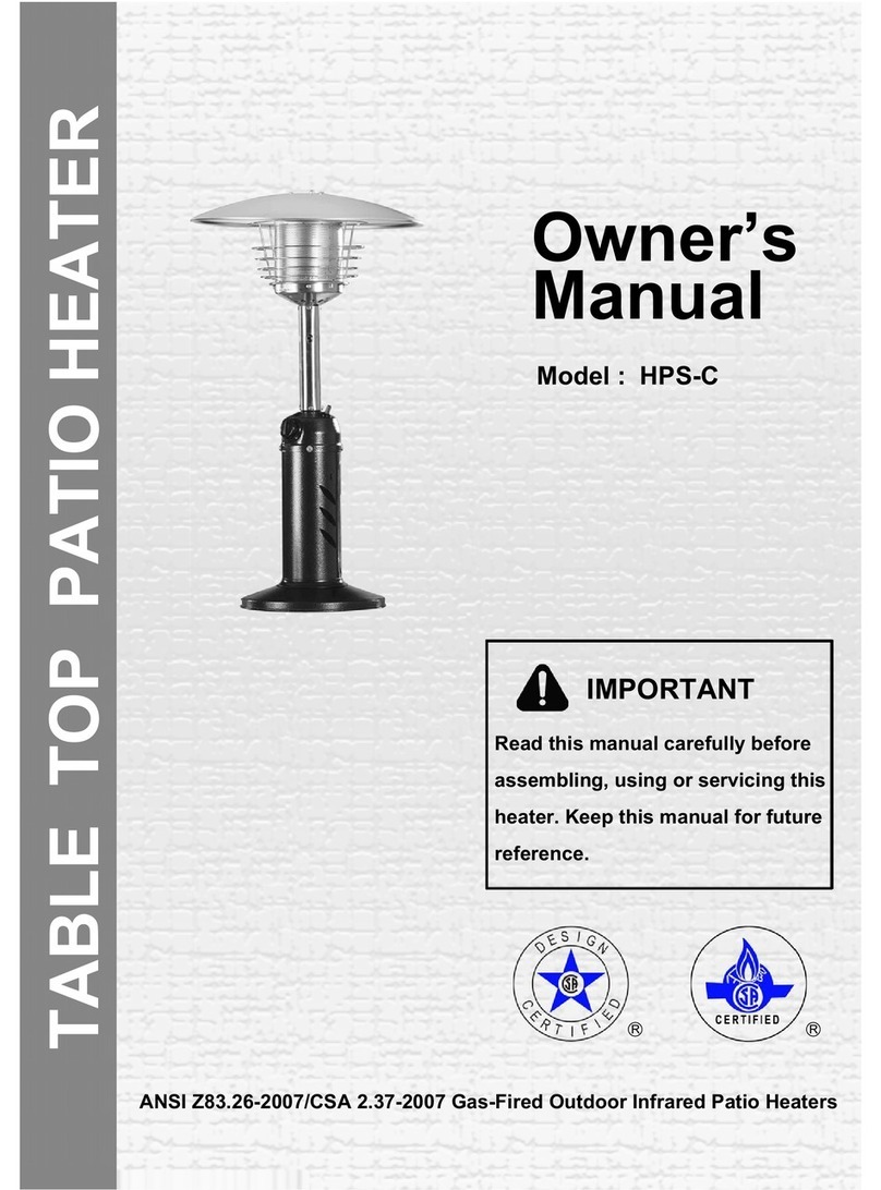 Garden Sun HPS-C owner's manual