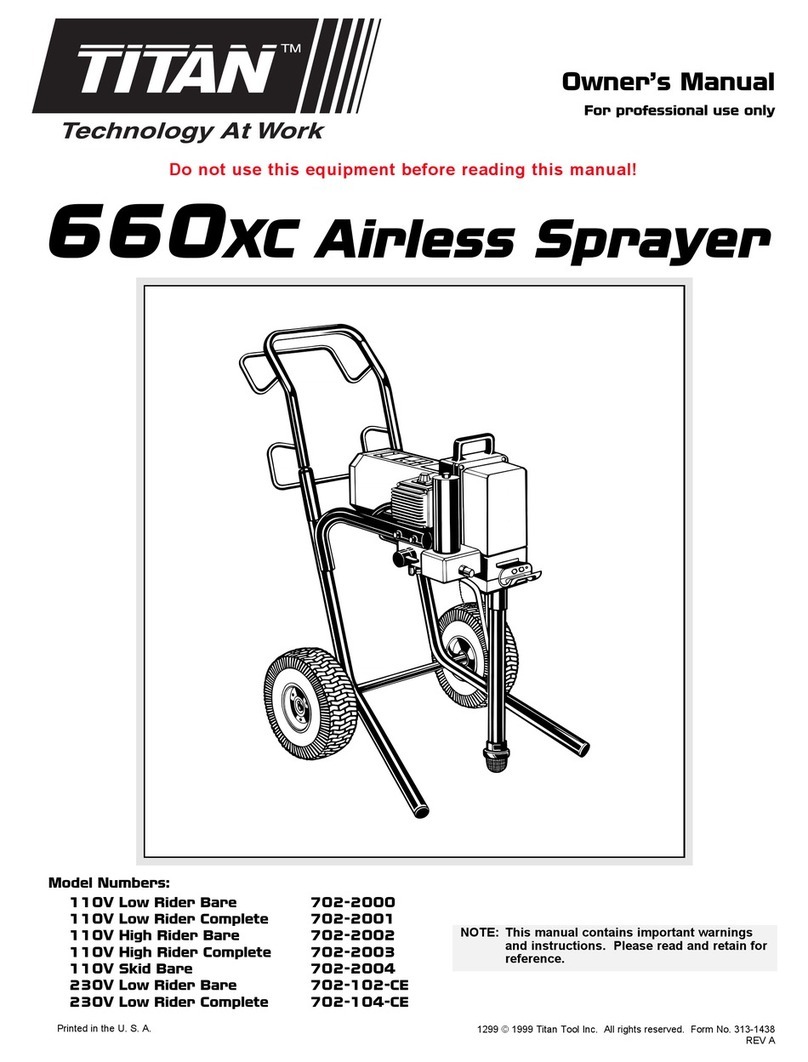 Titan 660XC 702-2000 User manual
