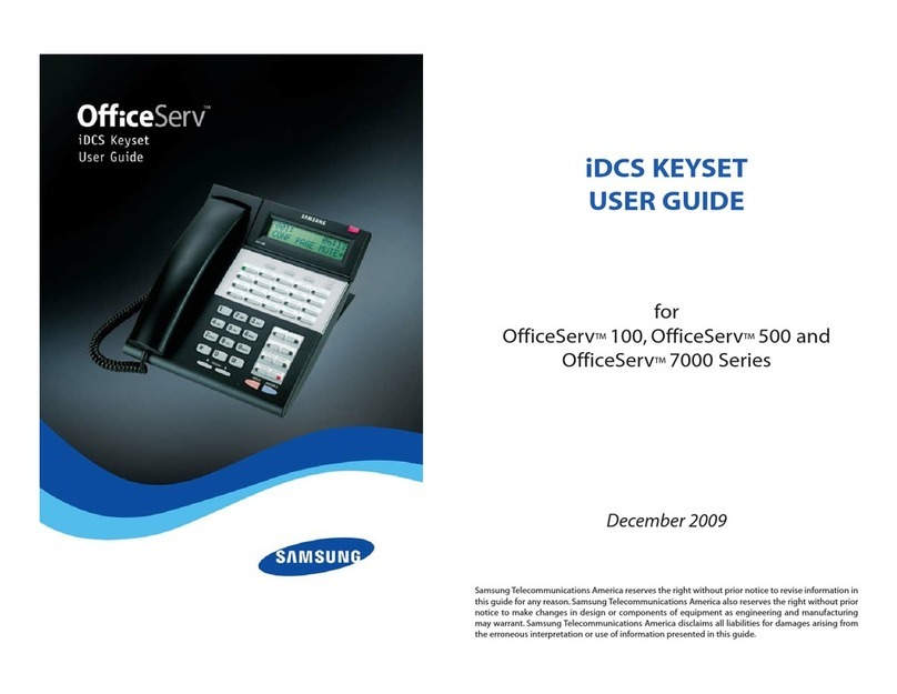 OfficeServ 100 Series user guide