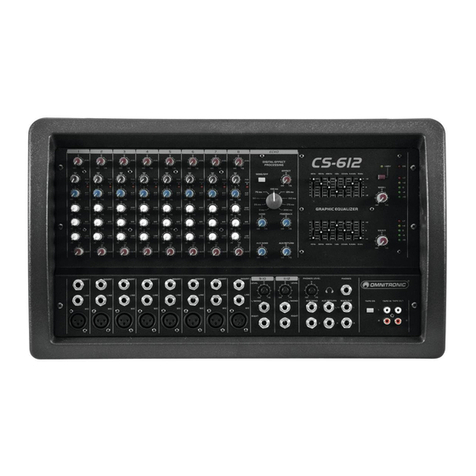 Omnitronic CS-612 User manual