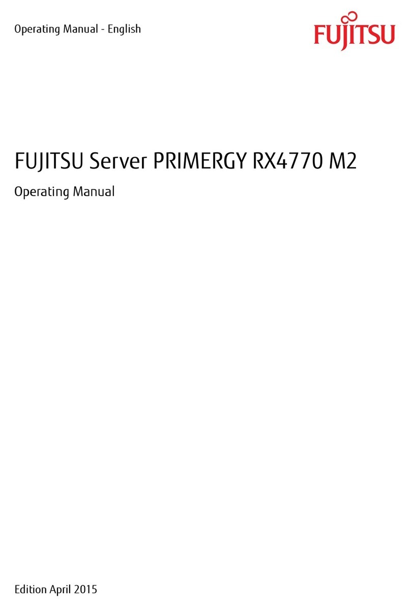Fujitsu PRIMERGY RX4770 M2 User manual
