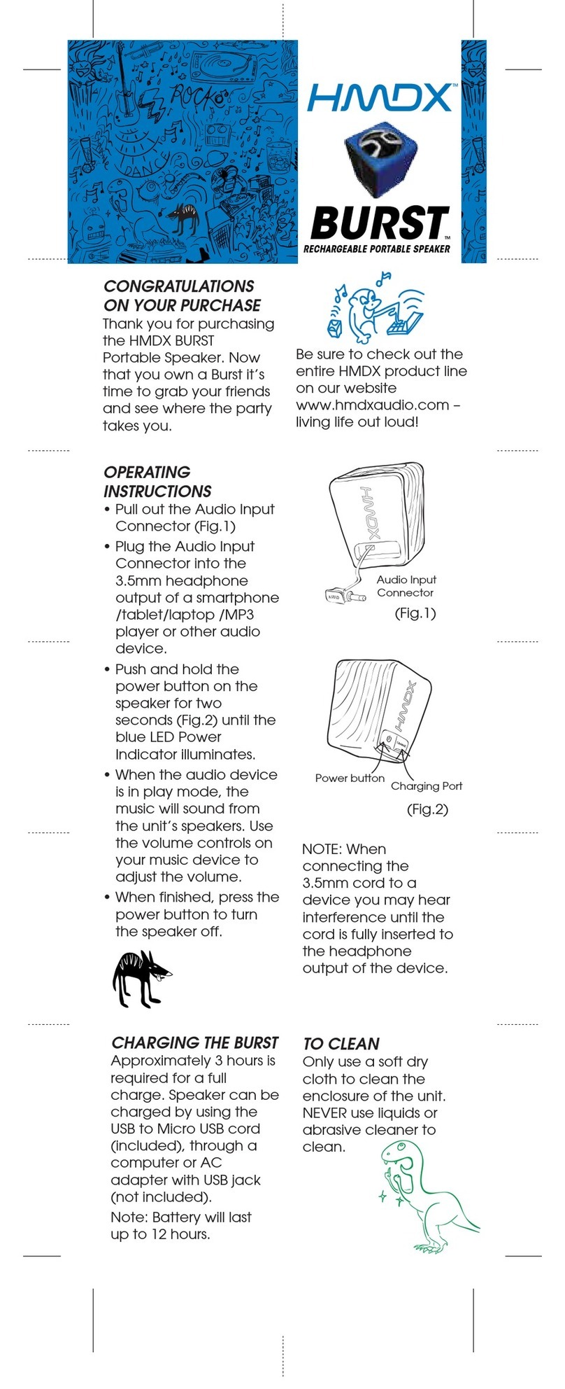 HDMX Audio BURST User manual