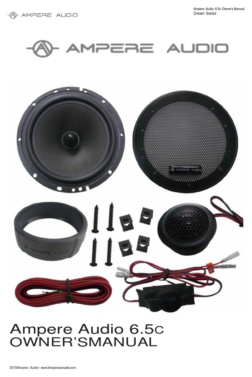 Ampere Audio 6.5C DREAM SERIES User manual