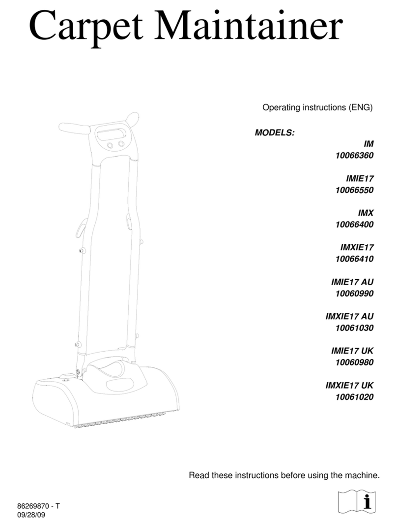 Windsor Carpet Maintainer IMIE17 10066550 User manual