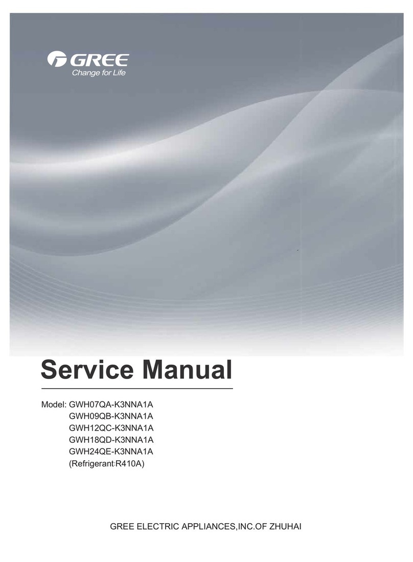 Gree GWH07QA-K3NNA1A User manual