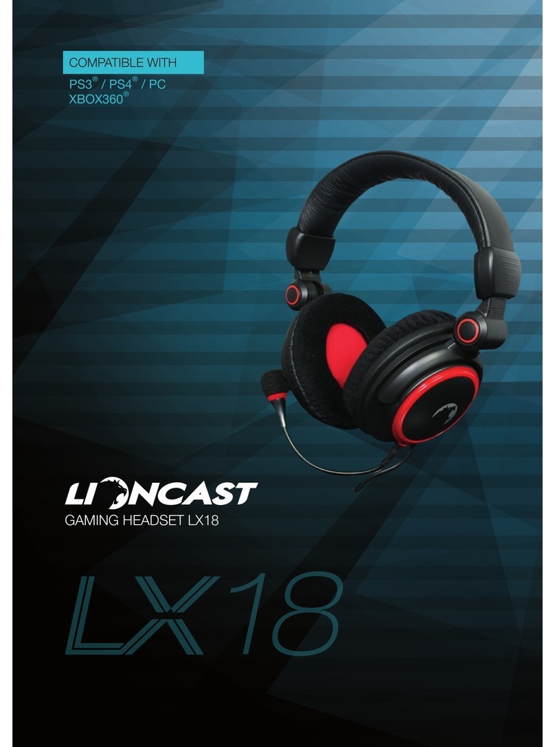 Lioncast LX18 user manual