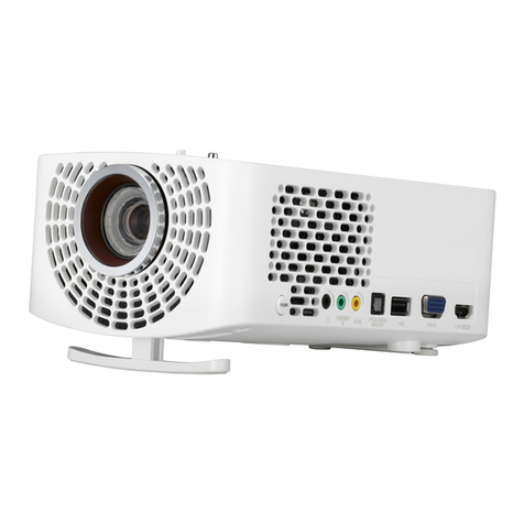 LG Minibeam Pro PF1500G User manual