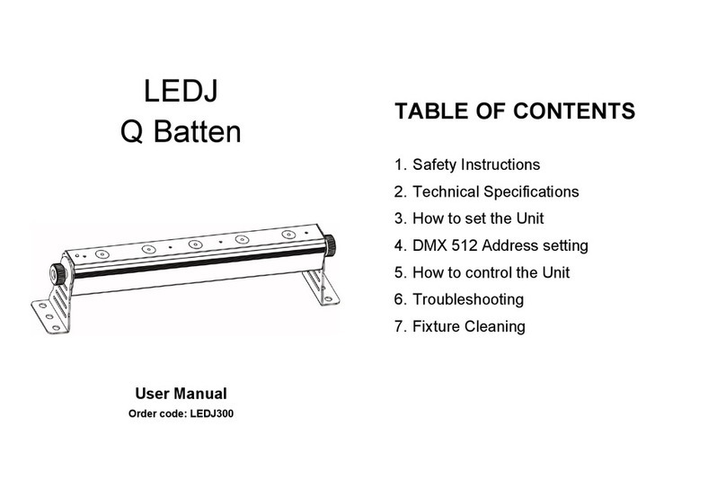 Ledj Q Batten LEDJ300 User manual Ledj Q Batten LEDJ300 User manual