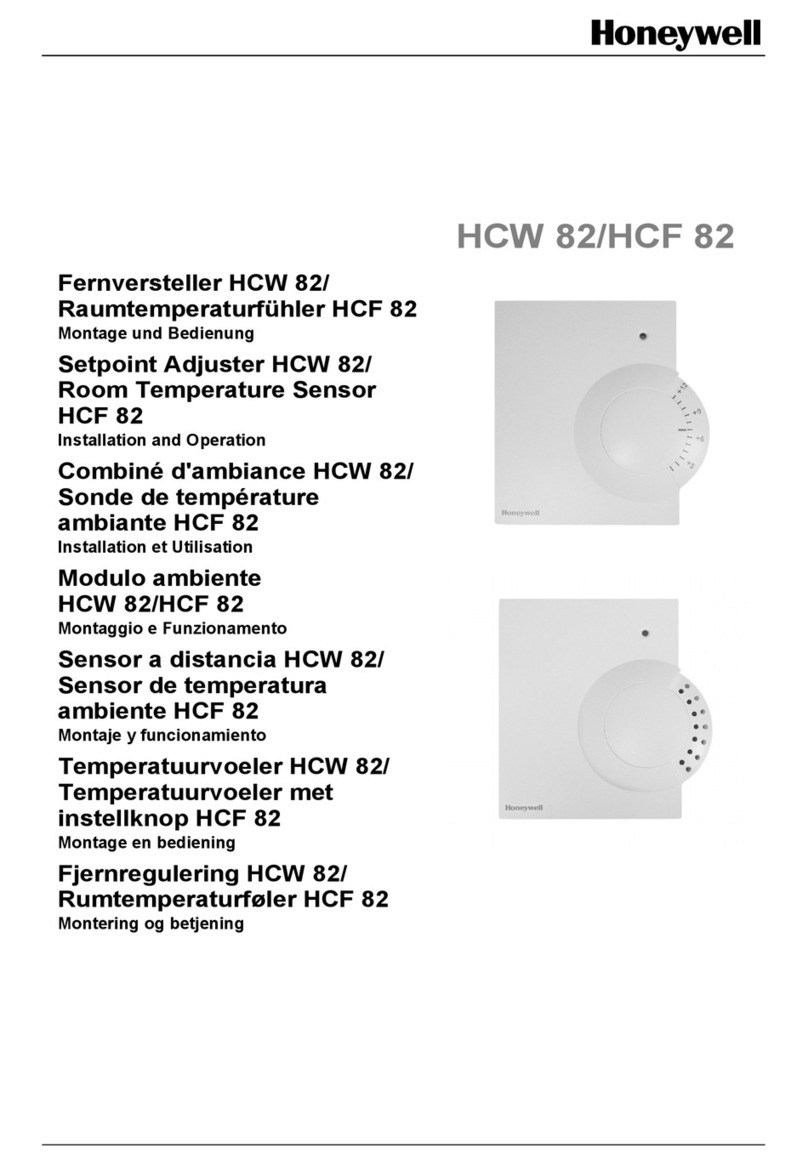 Honeywell HCW 82 Owner's manual Honeywell HCW 82 Owner's manual