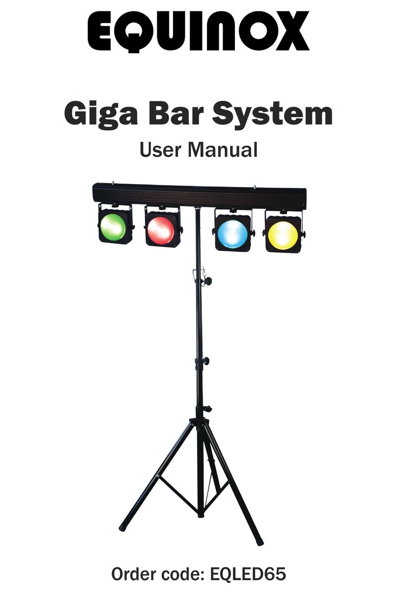 Equinox Systems EQLED65 Giga Bar System user manual