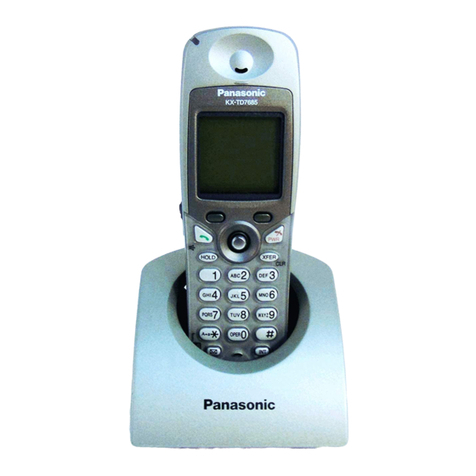 Panasonic KX-TD7685 - Wireless Digital Phone operating instructions