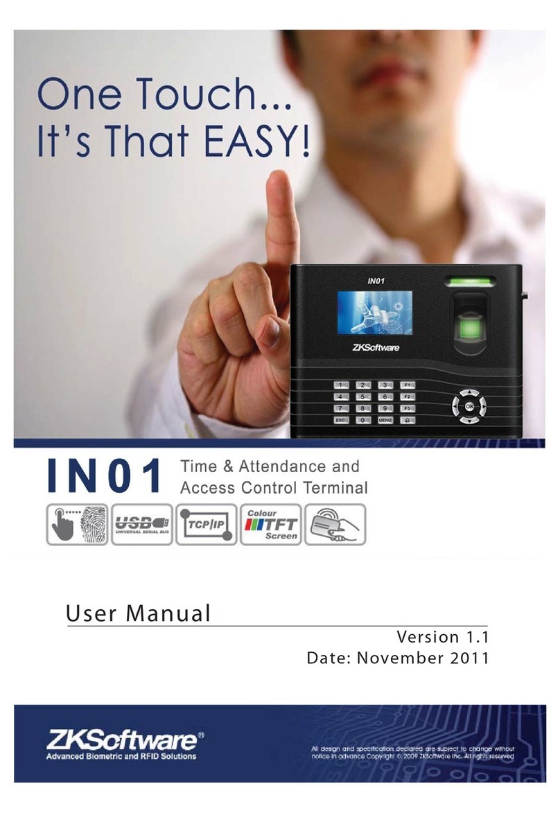 Zksoftware IN01 User manual