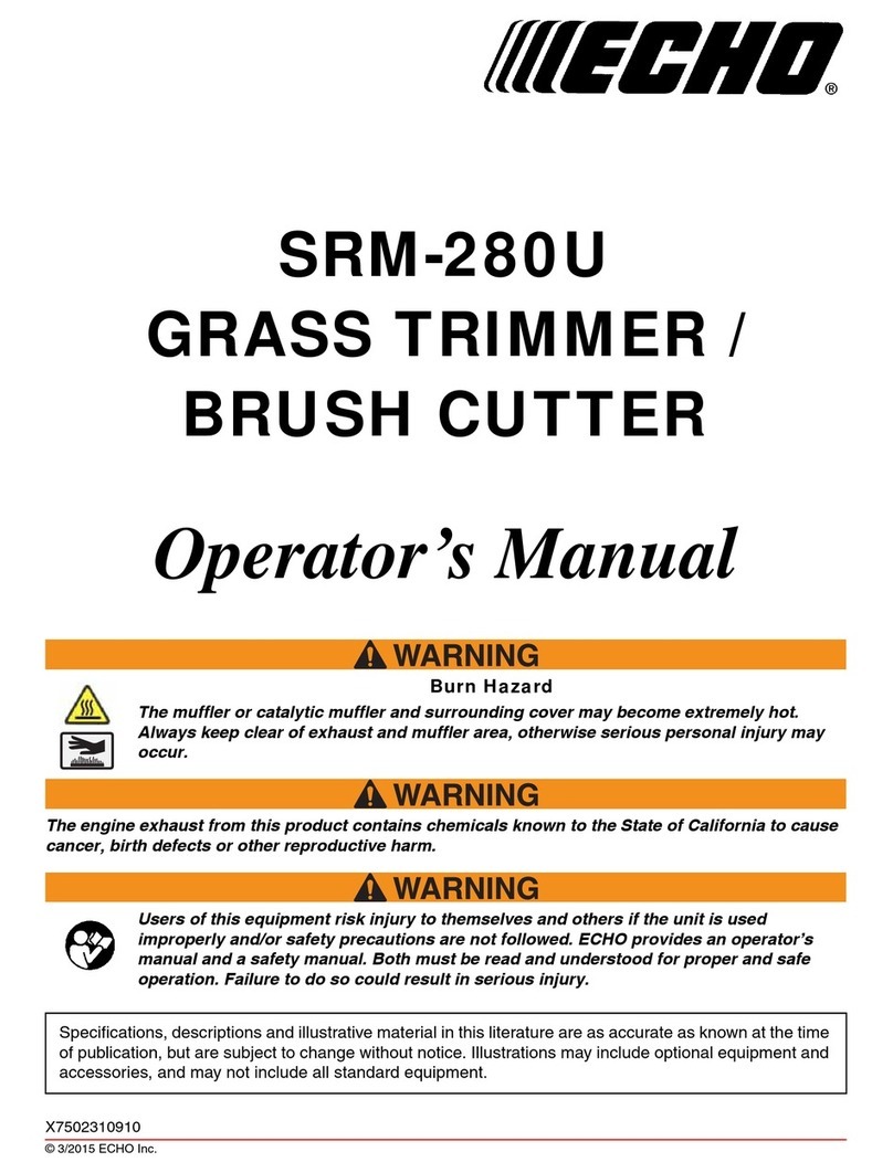 Echo SRM - 280U User manual