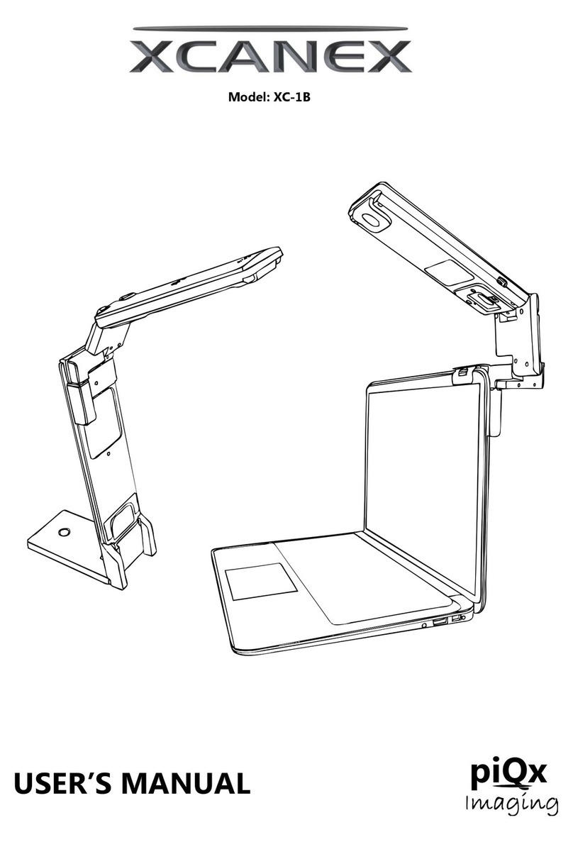 piQx Imaging Xcanex XC-1B user manual