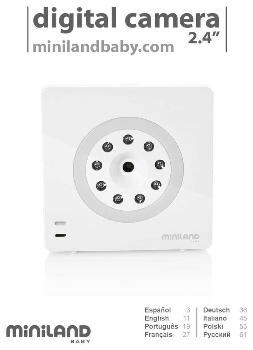 miniland baby Digital Camera 2.4" user manual