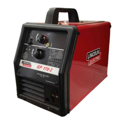 Lincoln SP 170-I User manual
