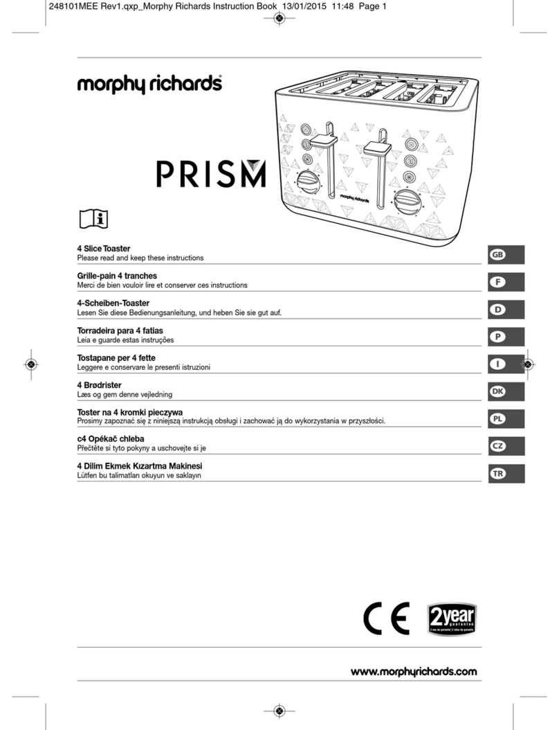 Morphy Richards PRISM User manual