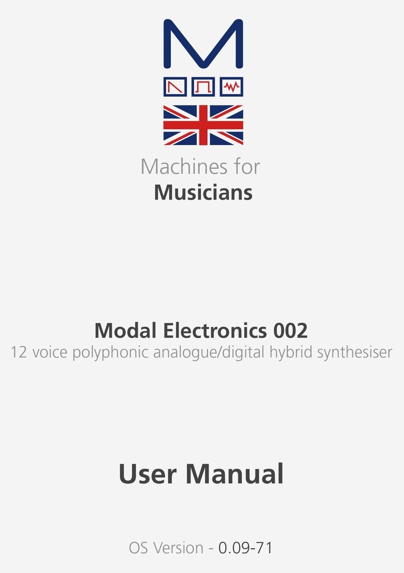 M Modal Electronics 002 user manual