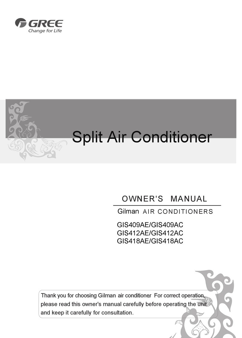 Gree GIS409AE User manual