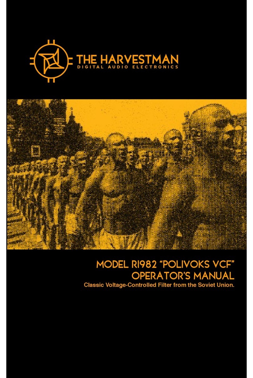 Harvestman R1982 POLIVOKS VCF User manual