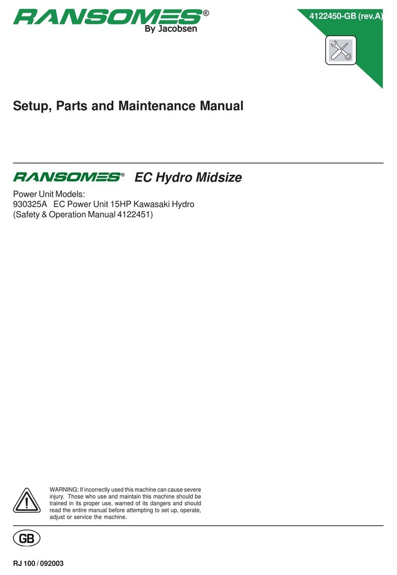 Ransomes EC Hydro Midsize User manual