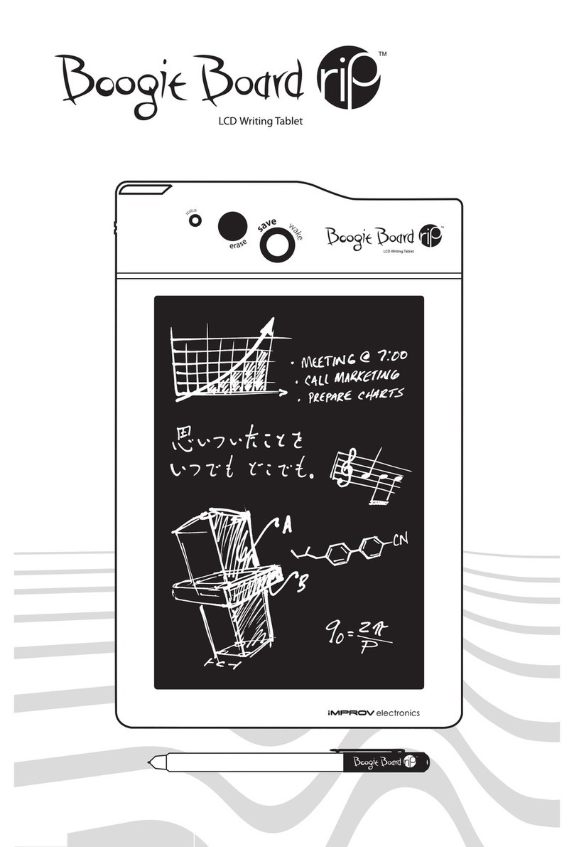 iMPROV electronics Boogie Board riP manual