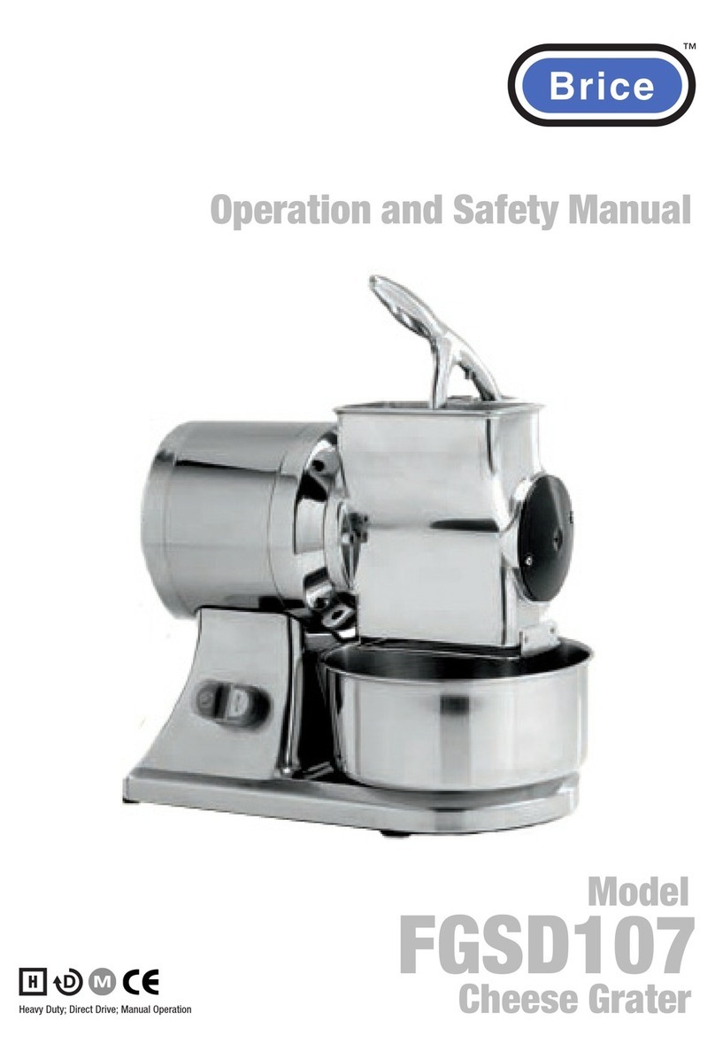 Brice FGSD107 Operation and safety manual
