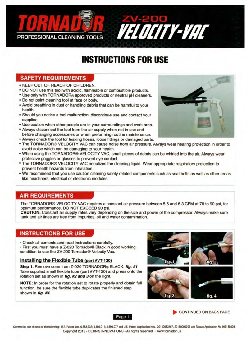 Tornador ZV-200 Instructions for use