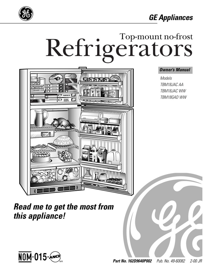 GE TBM18JAC WW User manual
