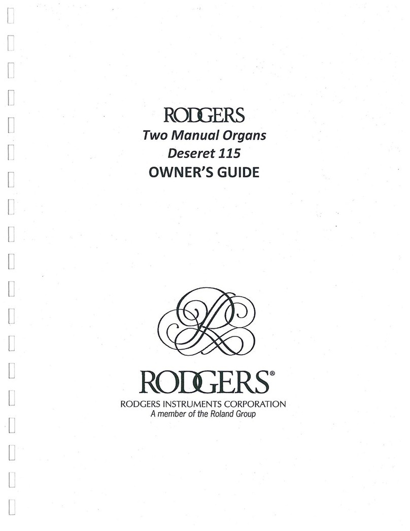 Rodgers Deseret 115 owner's guide
