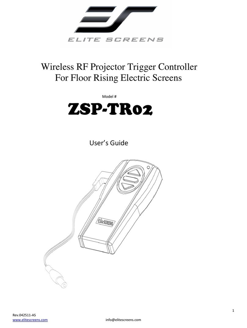 Elite Screens ZSP-TR02 user guide