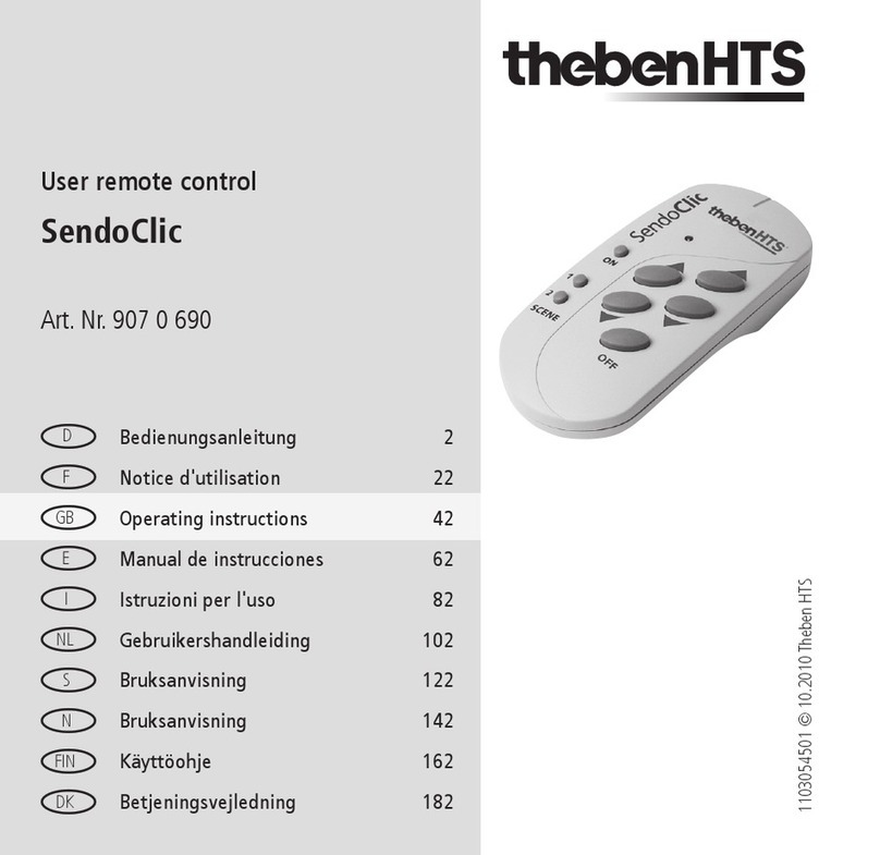 theben HTC SendoClic 907 0 690 User manual