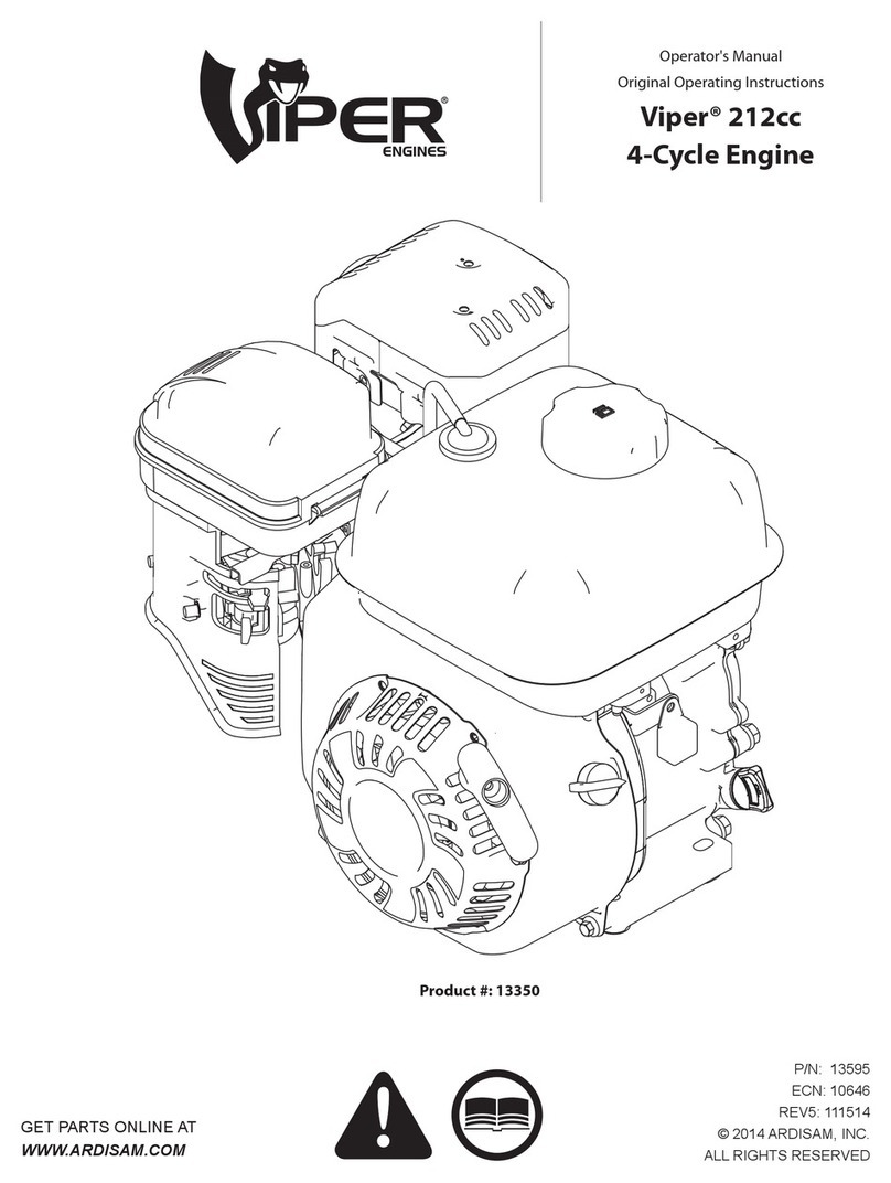 Ardisam Viper 212cc Operator's manual