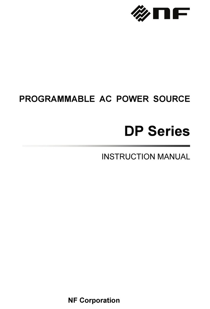 NF DP015S User manual