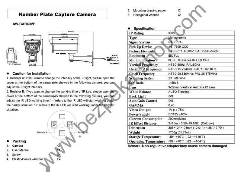Atis AW-CAR40VF User manual