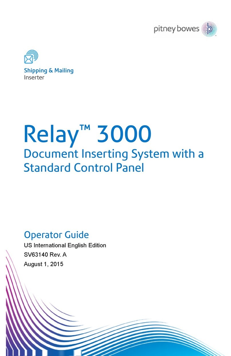 Pitney Bowes relay 3000 Manual