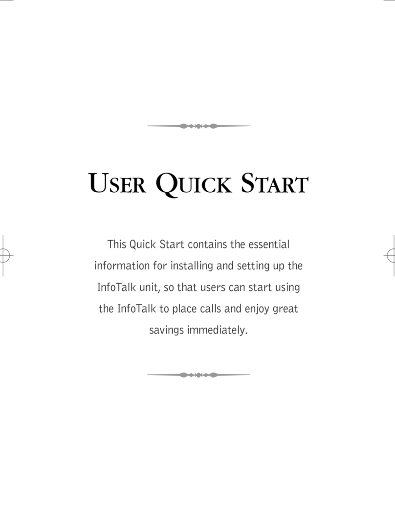 InnoMedia infotalk 7 User quick guide