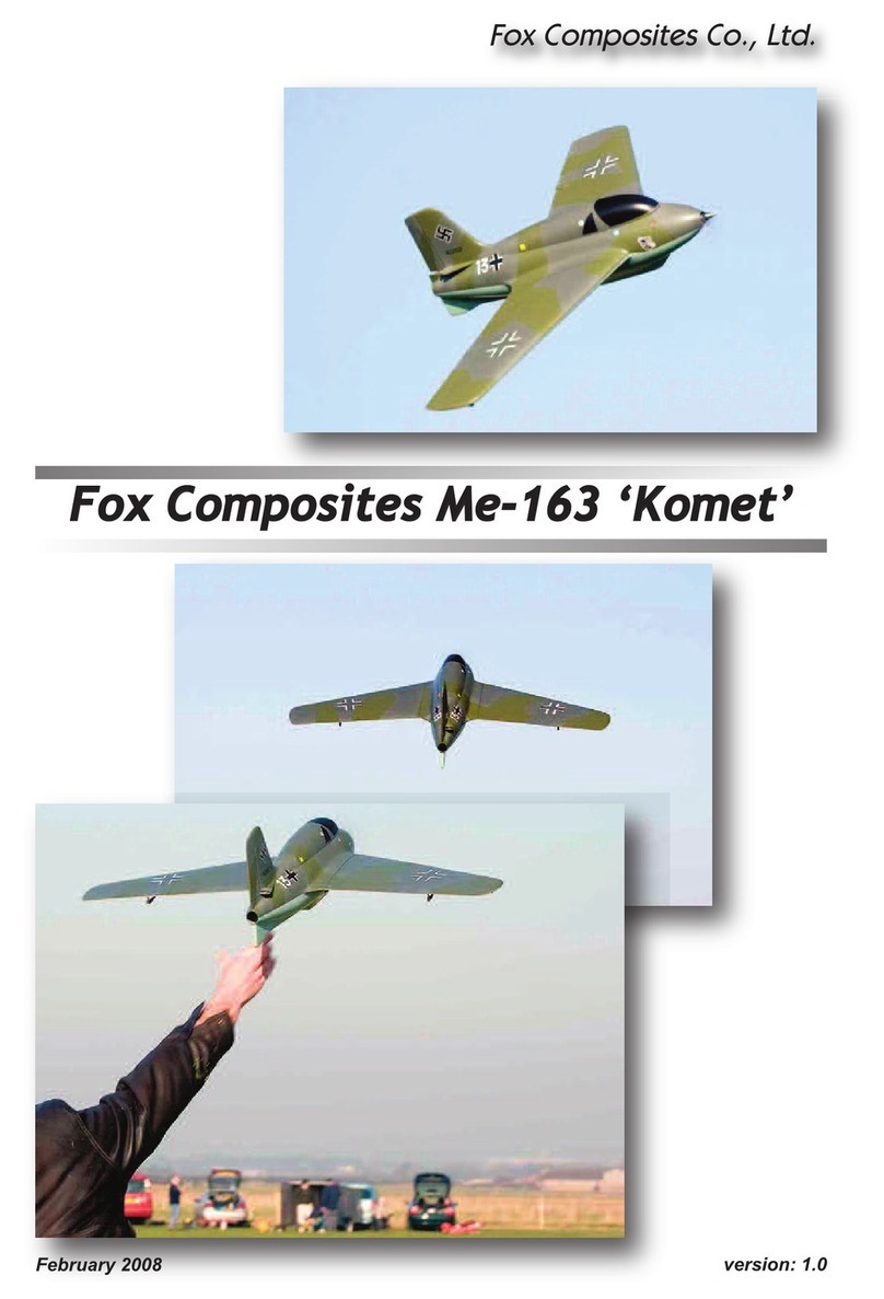 Fox Composites ME-163 KOMET User manual