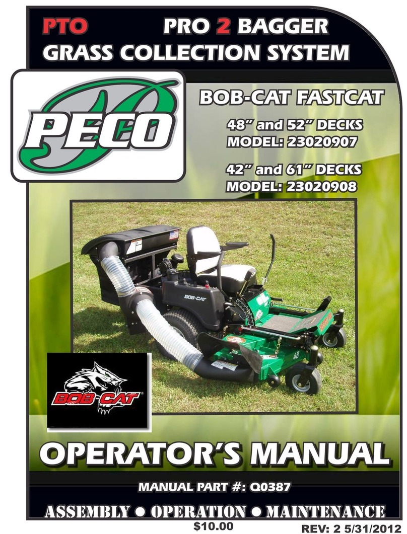 Peco Pro 2 BAGGER 23020907 Operator's manual