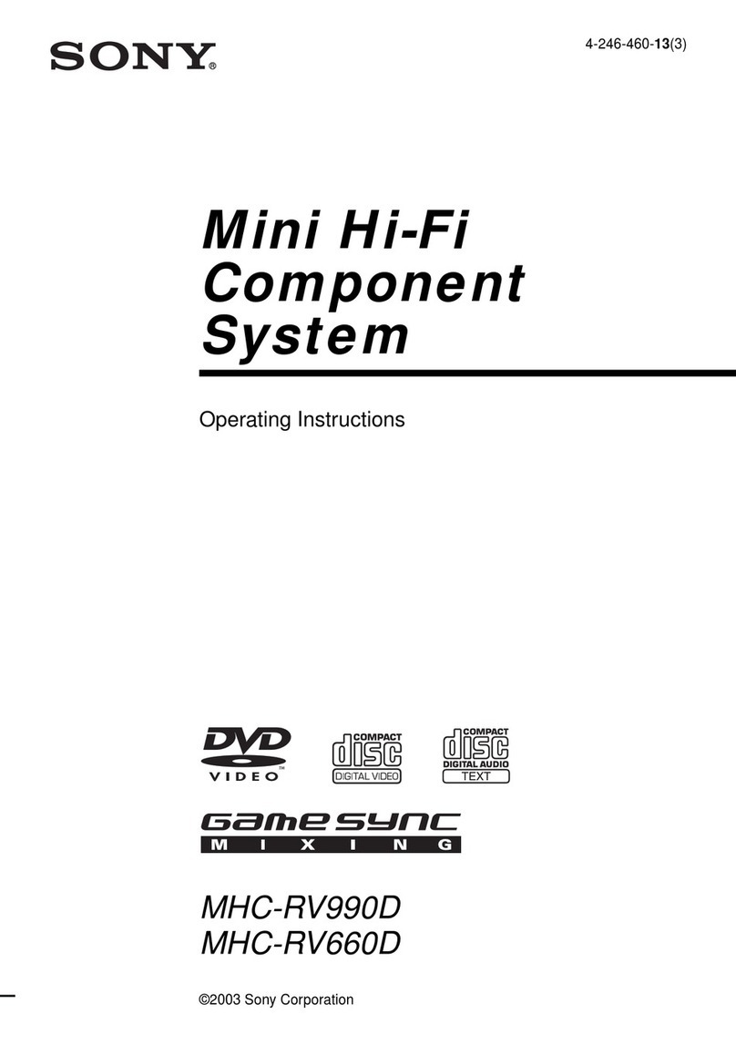 Sony MHC-RV990D User manual