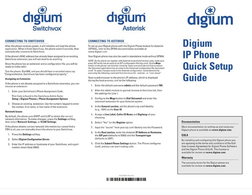 Digium D70 User manual