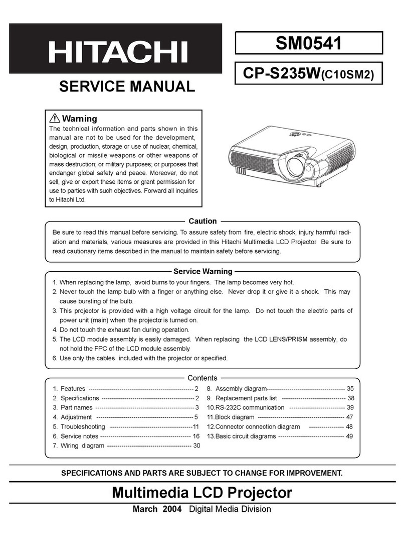Hitachi SM0541 User manual