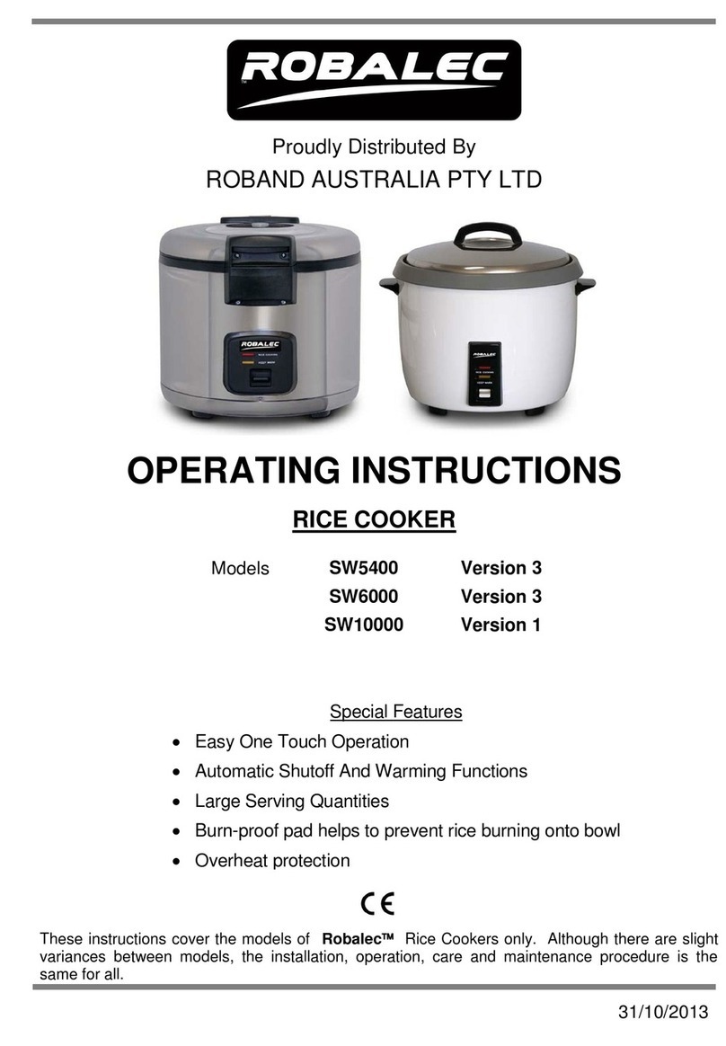 Robalec SW5400 operating instructions
