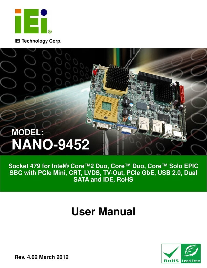 IEI Technology NANO-9452 User manual